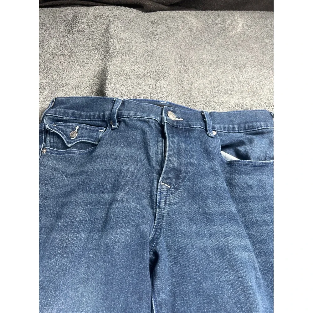 True Religion Rocco Relaxed‎ Skinny Jeans Dark Wash Mens Size 34